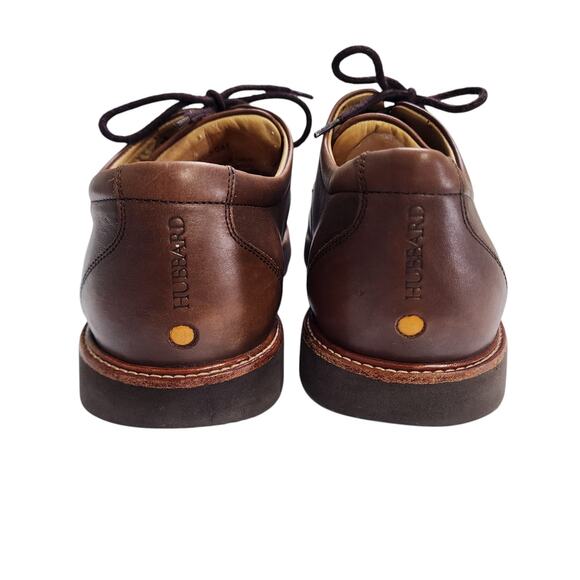 Samuel Hubbard Mens Founder Oxford Size 9.5 W Cognac Leather Vibram Comfort Lace - Picture 8 of 13